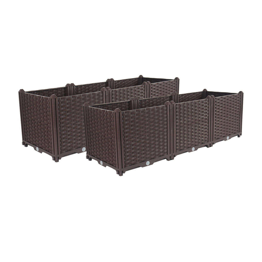Elevated Raised Garden Bed Plants Vegetable Herb Flower Outdoor Plastic Planter Box Price
