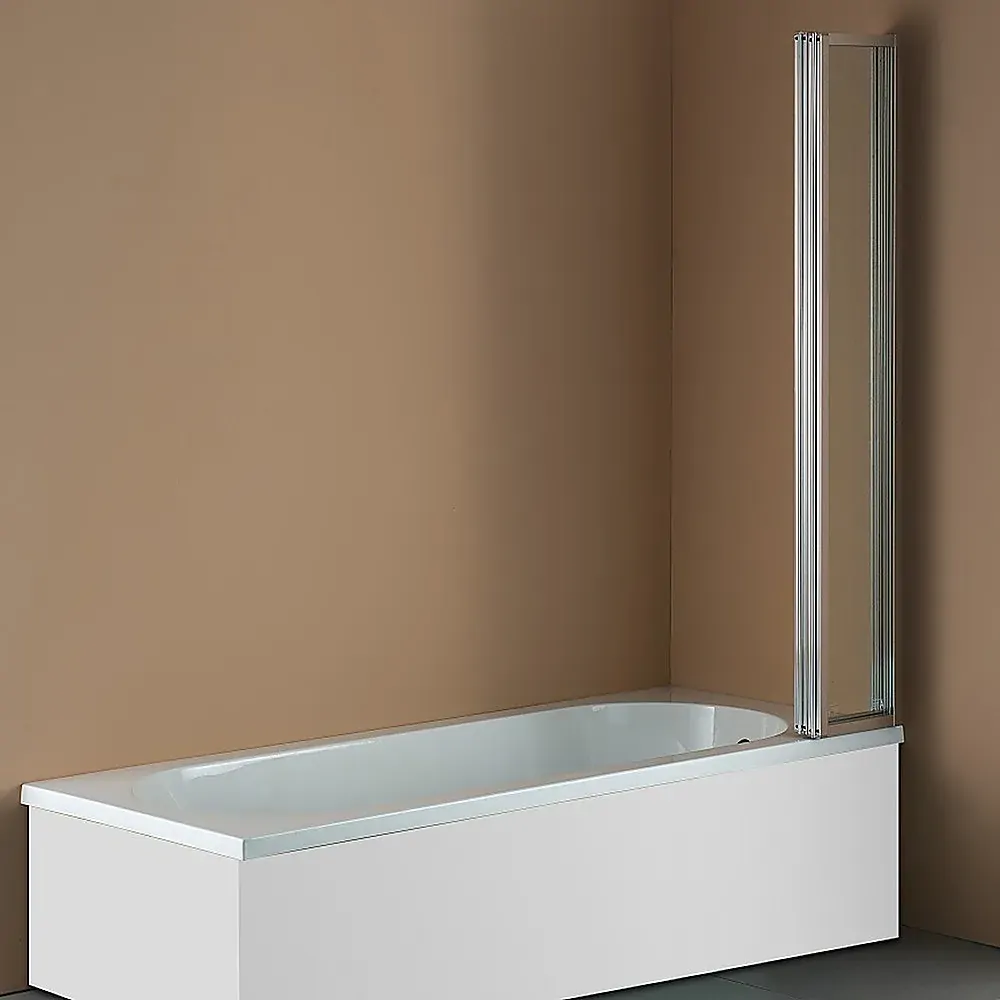 4 Fold Folding Bath Shower Screen Door Panel 1000 x 1400mm Price
