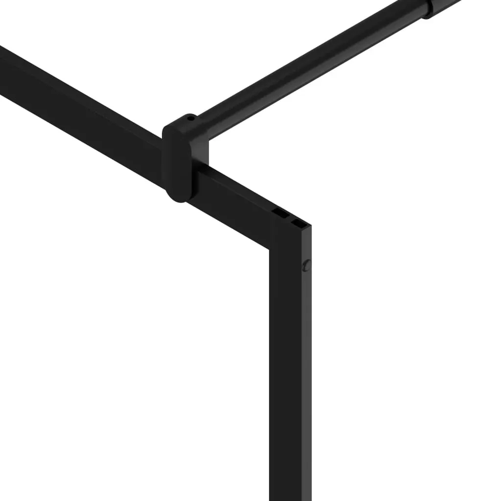 Walk-in Shower Wall with Clear ESG Glass Black Price