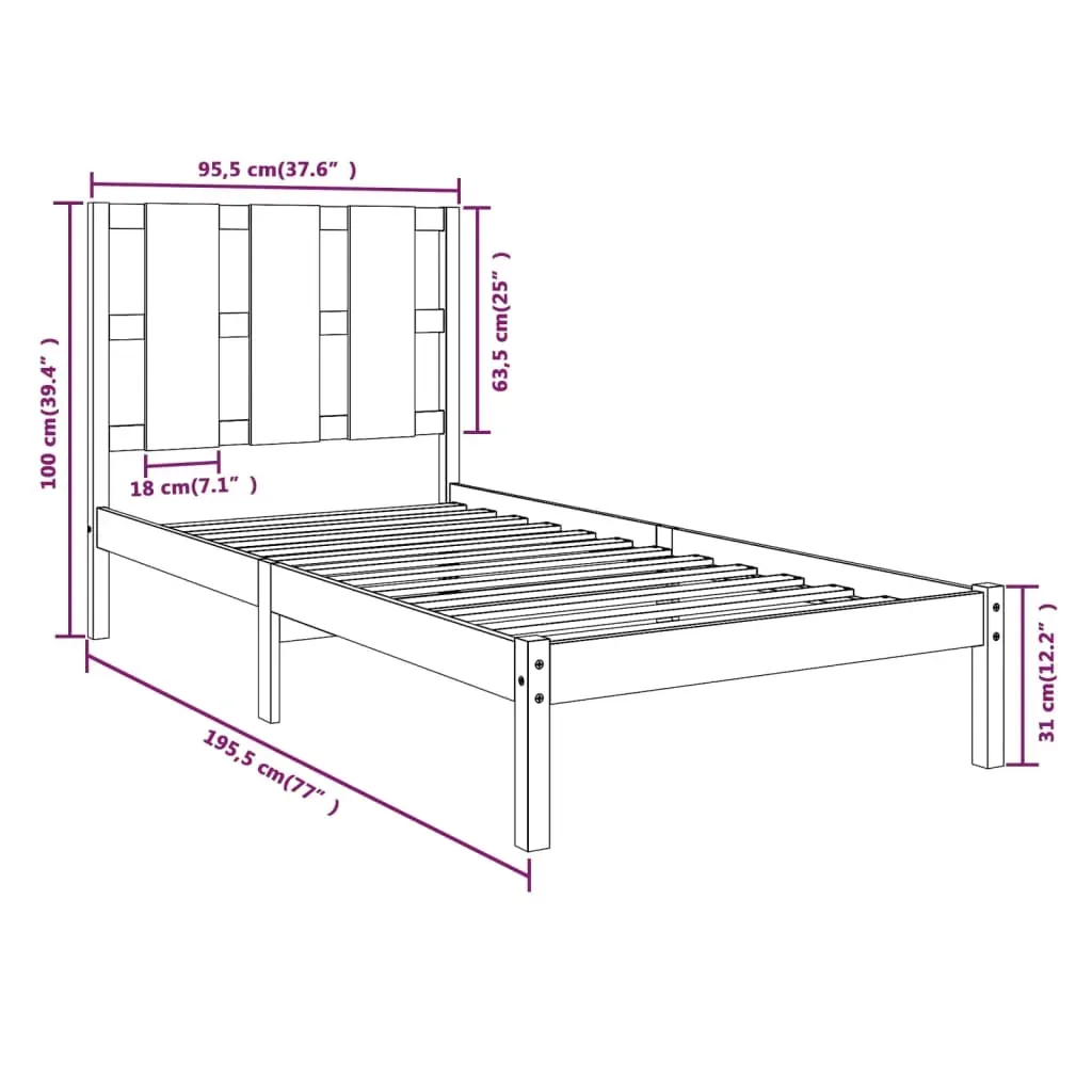 Addison Bed Frame Solid Wood Price