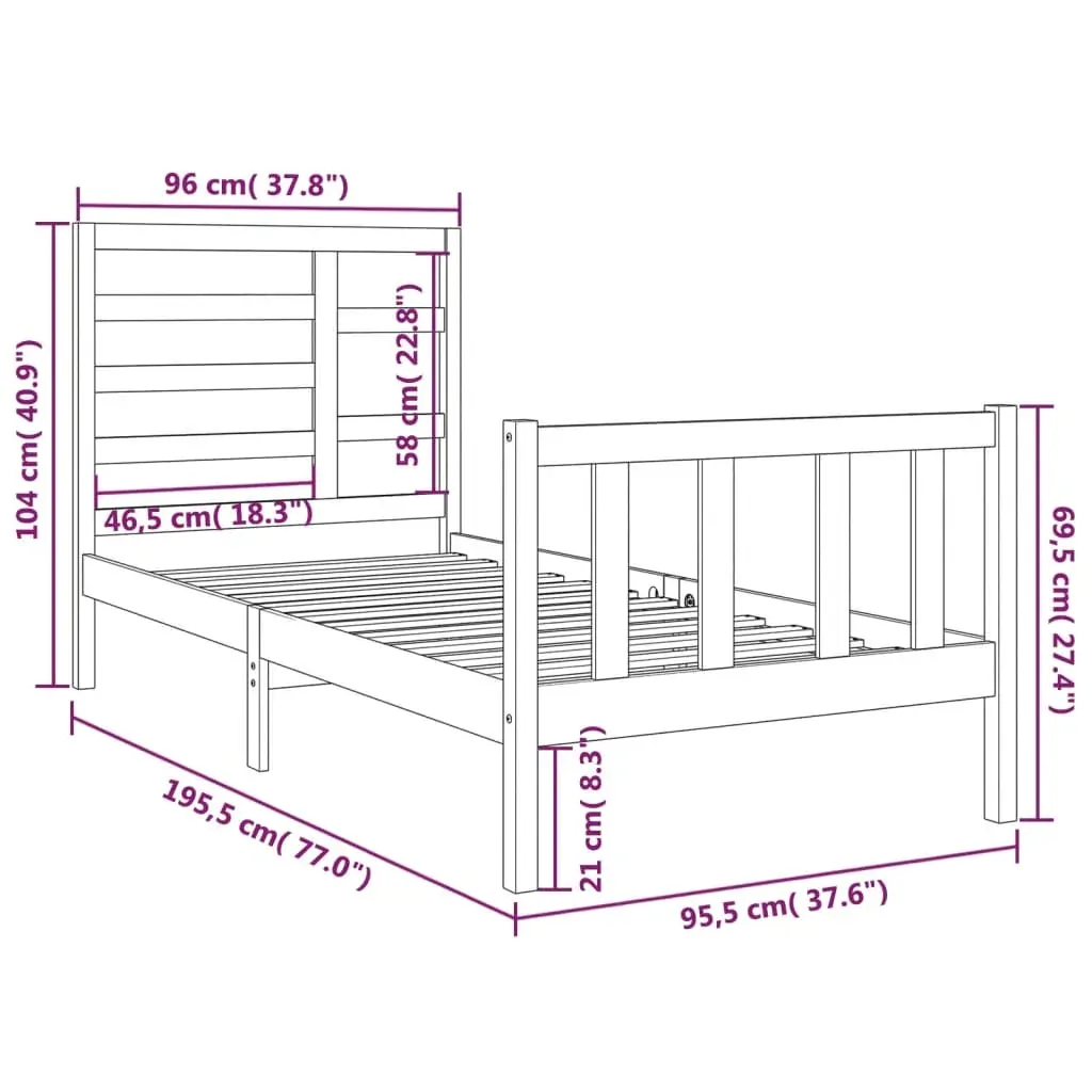 Weetulta Bed Frame Solid Wood Price