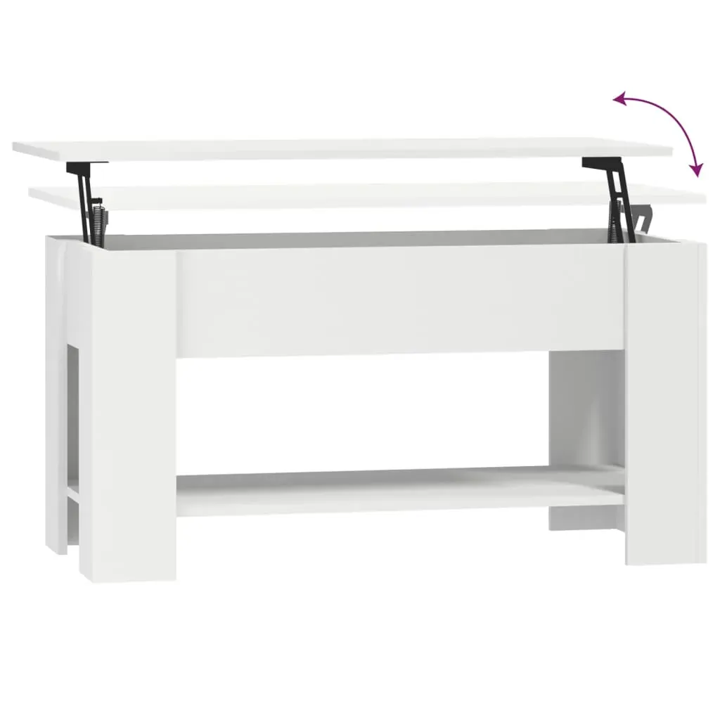 Coffee Table 101x49x52 cm Engineered Wood Price
