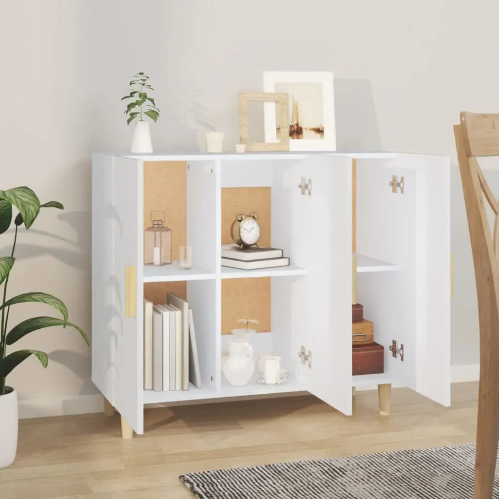 Sideboard 90x34x80 cm Engineered Wood Price