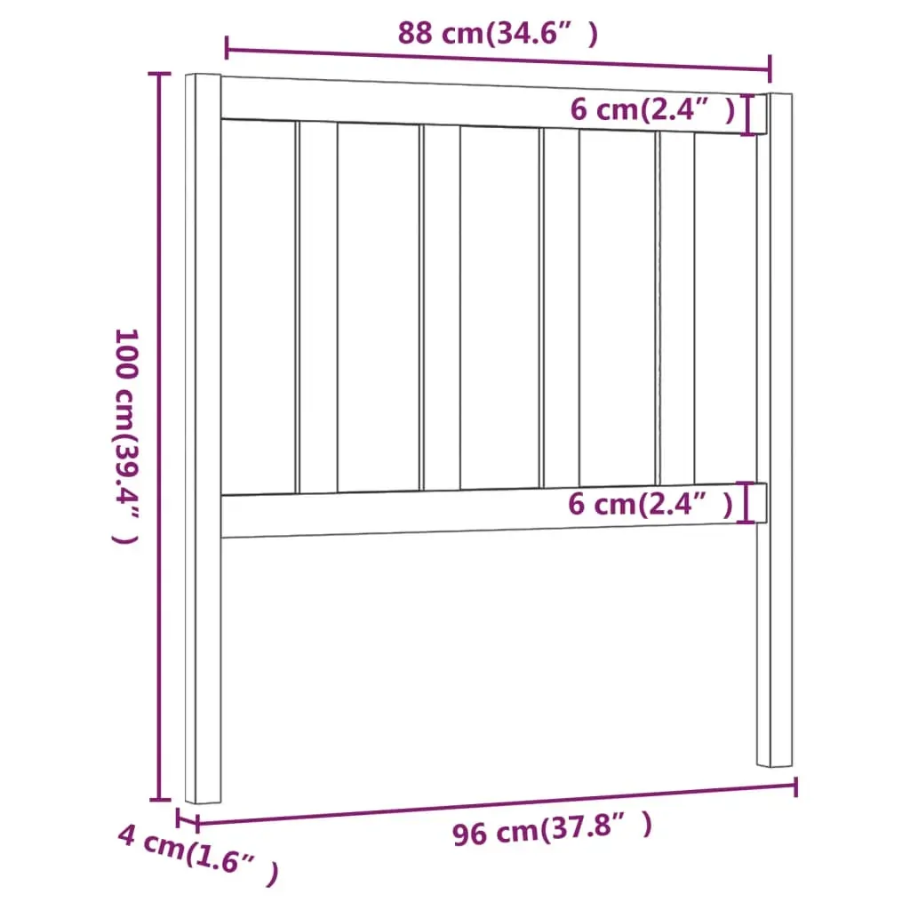 Bed Headboard Solid Wood Pine Price