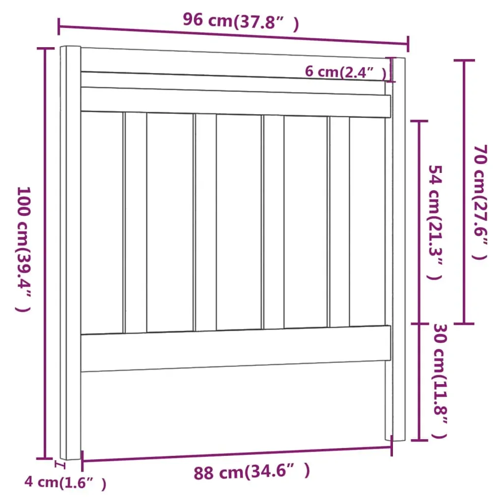 Bed Headboard Solid Wood Pine Price