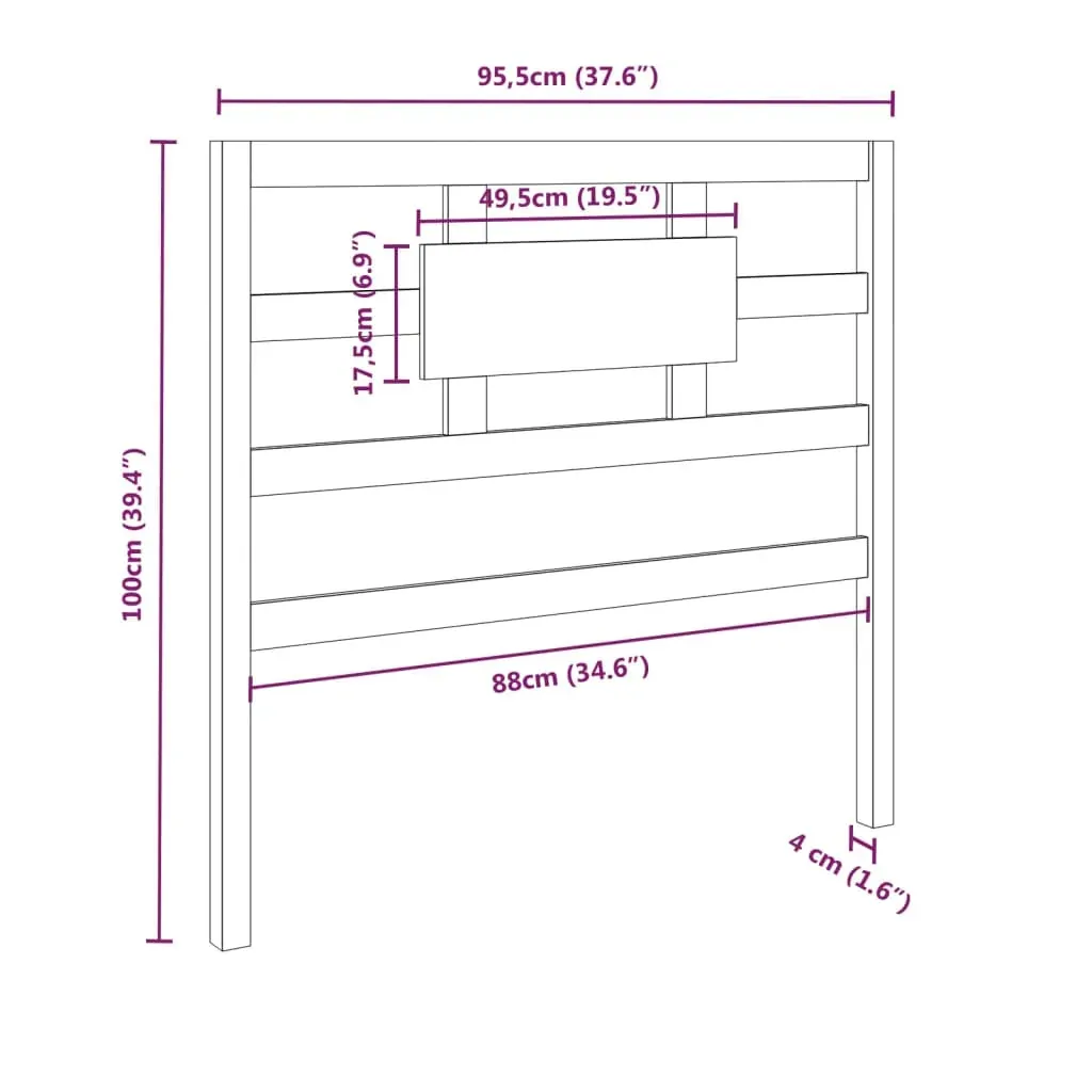 Bed Headboard Solid Wood Pine Price