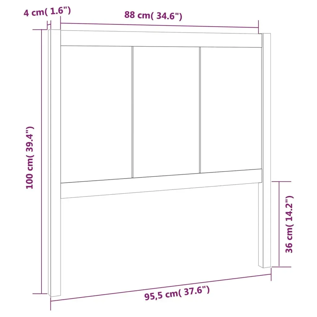 Bed Headboard Solid Pine Wood Price