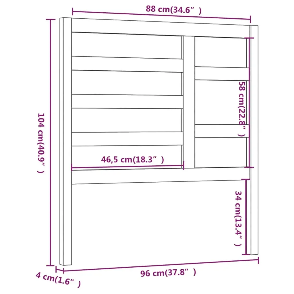 Bed Headboard Solid Wood Pine Price