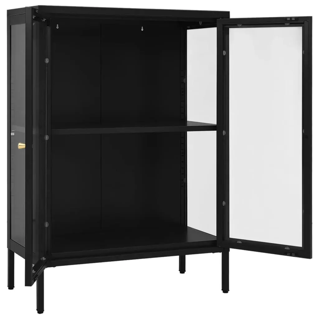 Sideboard 75x35x105 cm Steel and Glass Price