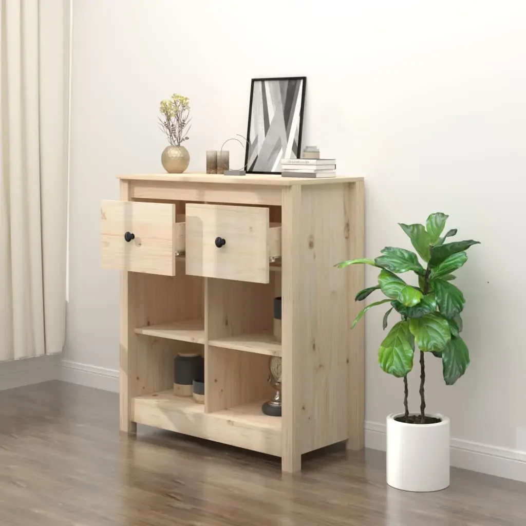 Sideboard 70x35x80 cm Solid Wood Pine Price