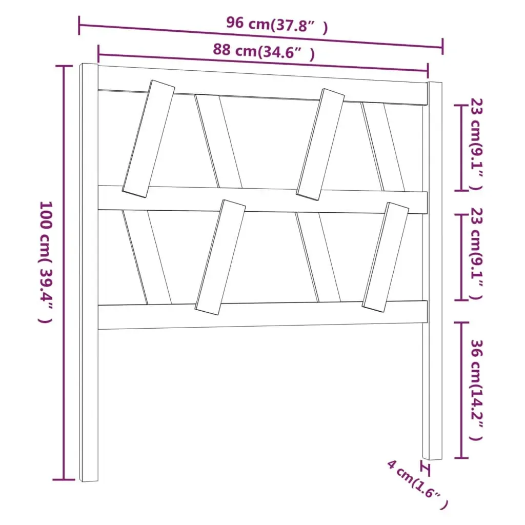Bed Headboard Solid Wood Pine Price