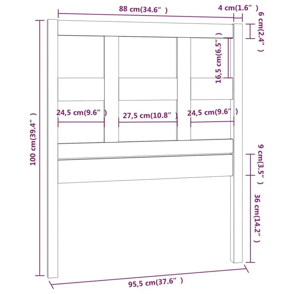 Bed Headboard Solid Wood Pine Price