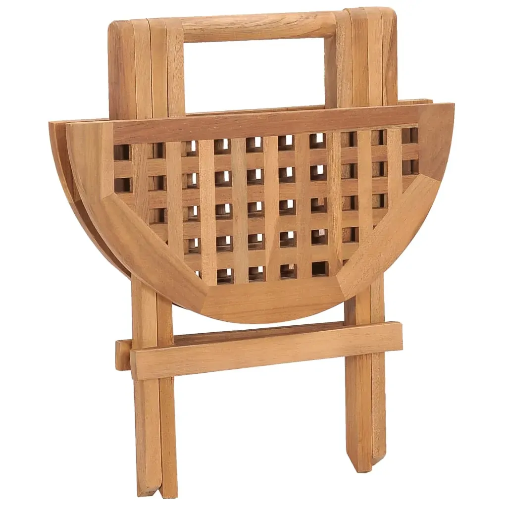 3 Piece Folding Outdoor Dining Set Solid Wood Teak Price