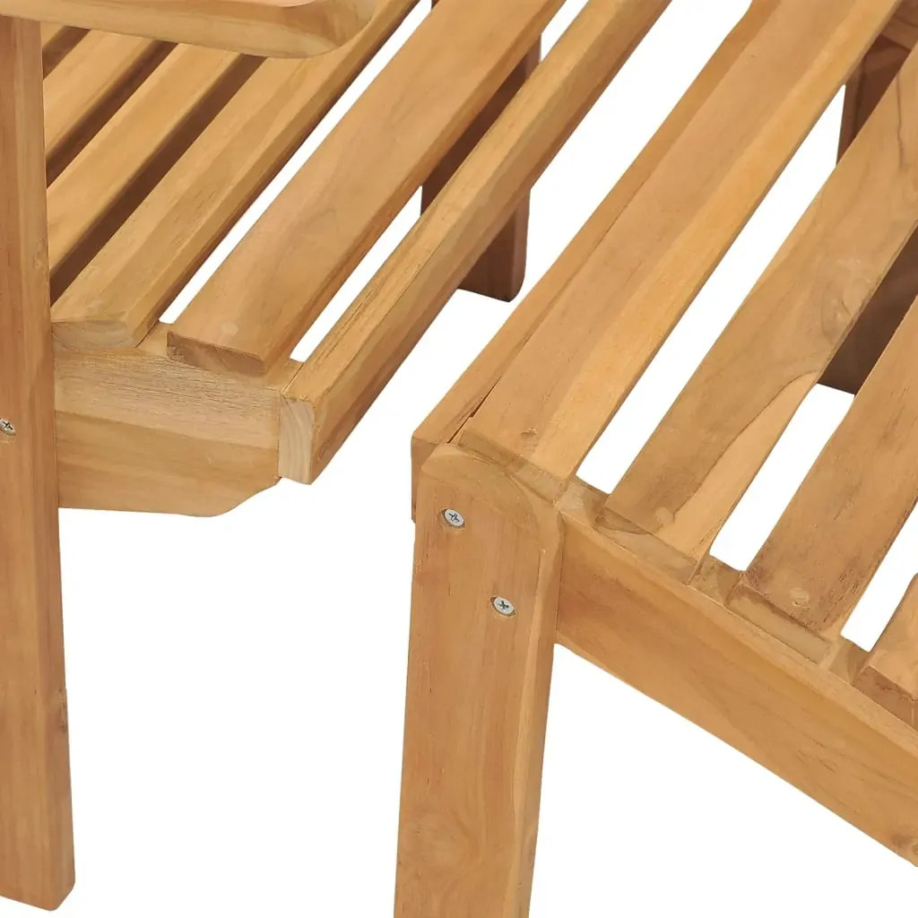 Adirondack Chair with Footrest Solid Wood Teak Price
