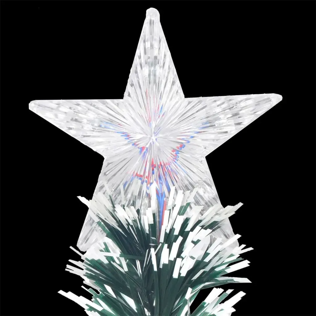 Christmas Tree with LEDs Green and White Fibre Optic Price