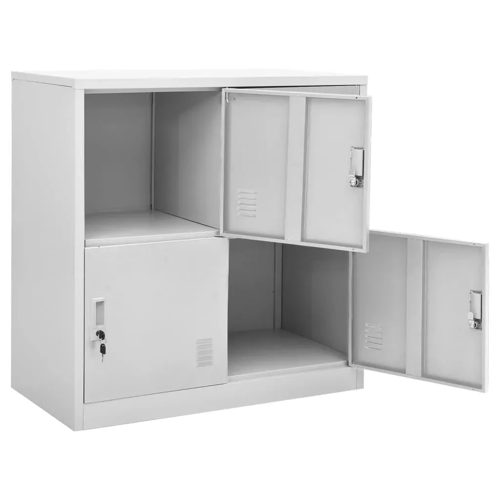 Locker Cabinet 90x45x92.5 cm Steel Price