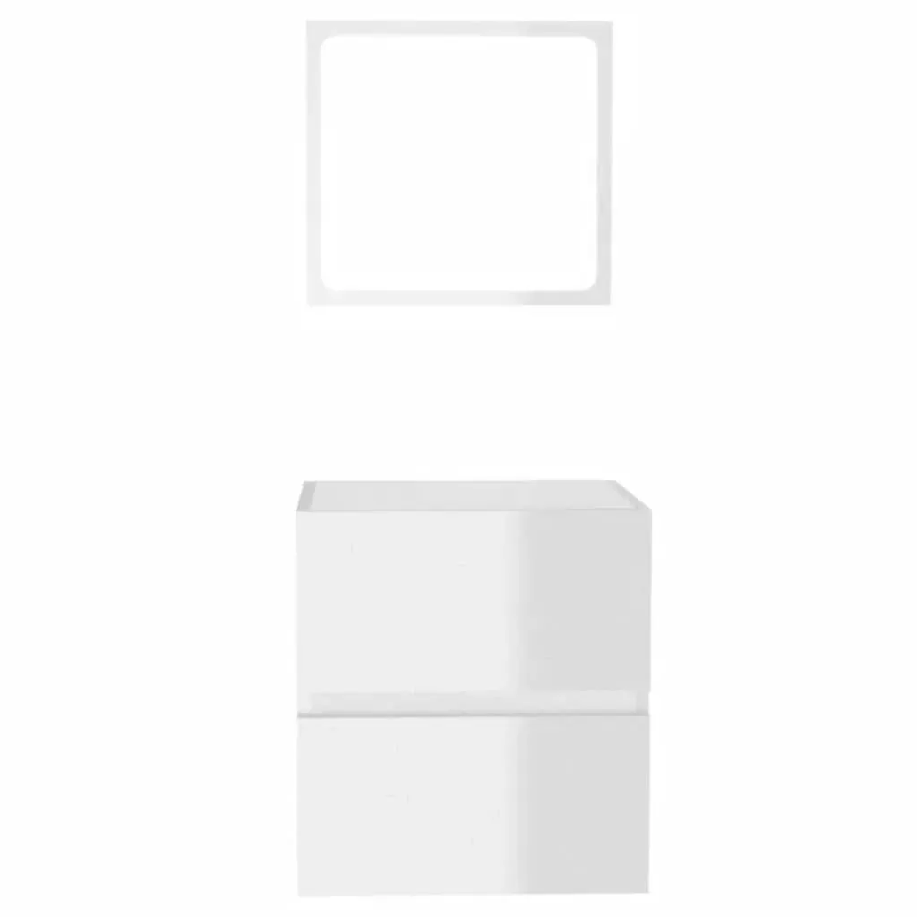 Bathroom Cabinet with Mirror Engineered Wood Price