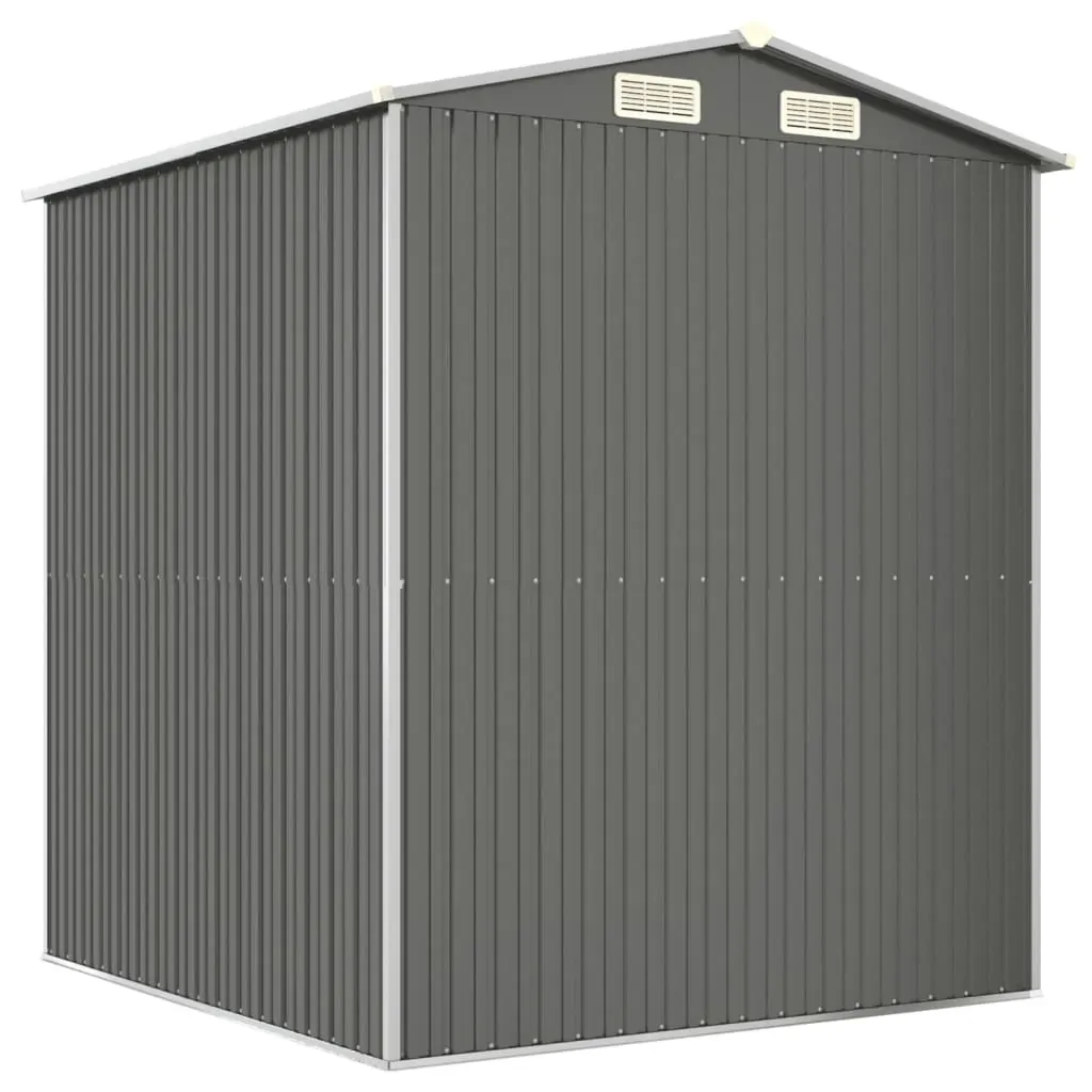 Garden Shed Light Grey Galvanised Steel Price
