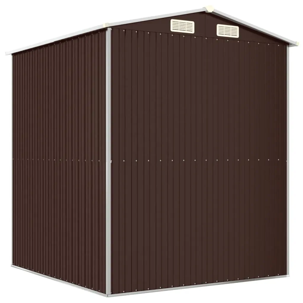 Garden Shed Dark Brown Galvanised Steel Price