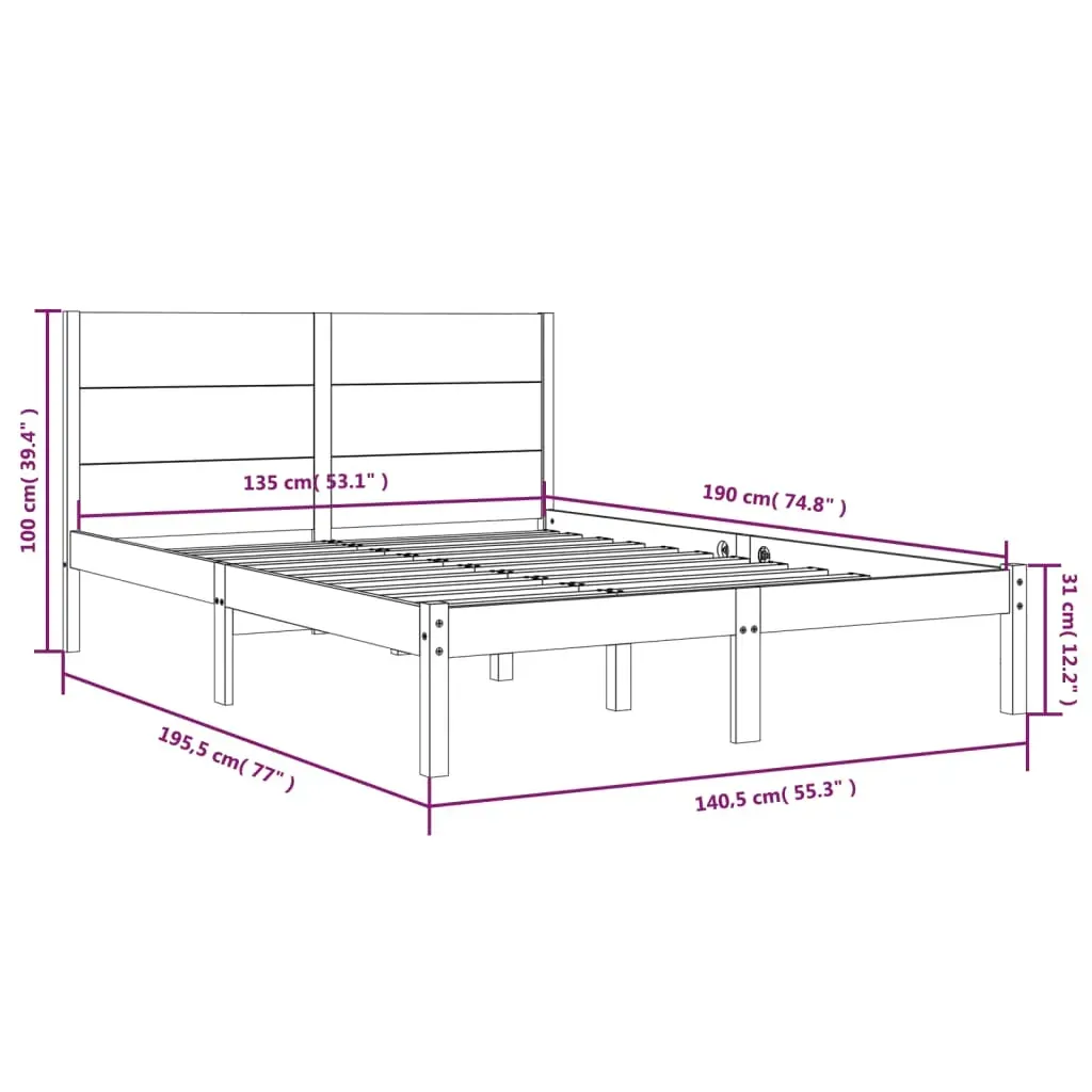 Nurragi Bed Frame Solid Wood Price