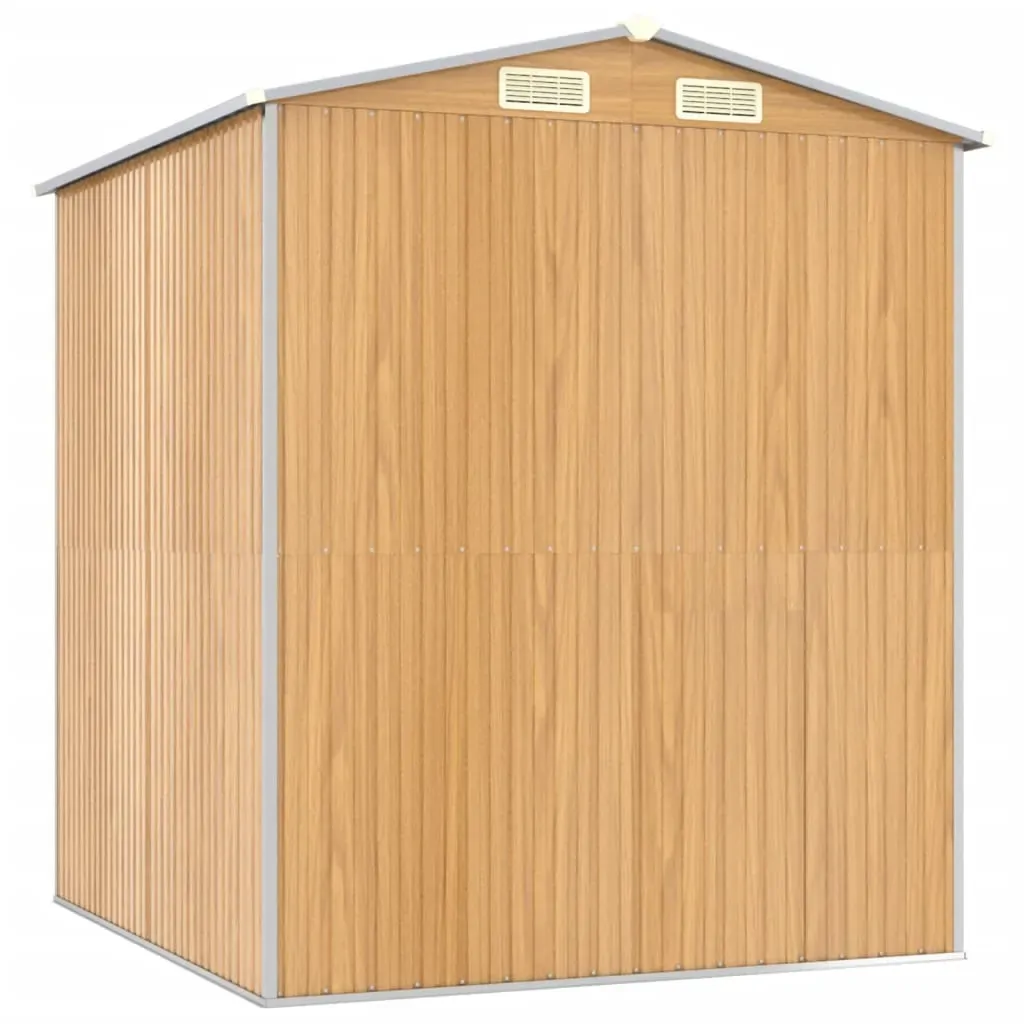 Garden Shed Light Brown Galvanised Steel Price
