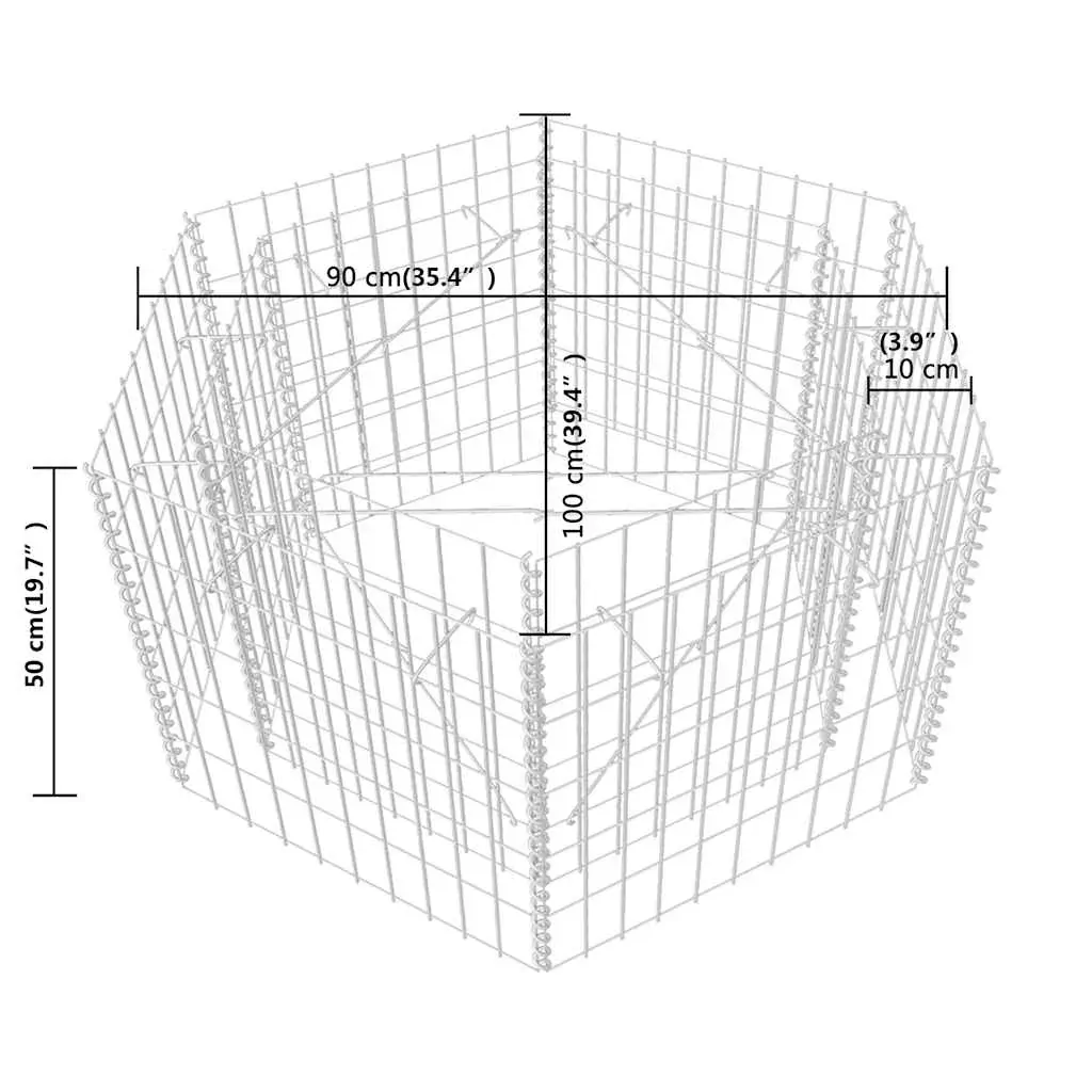Hexagonal Gabion Raised Bed Price