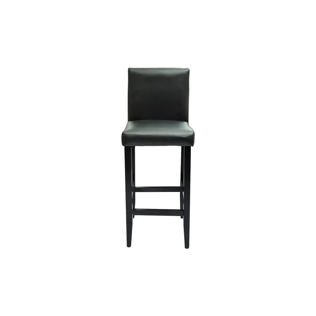 Bar Table with Bar Chairs Black Price
