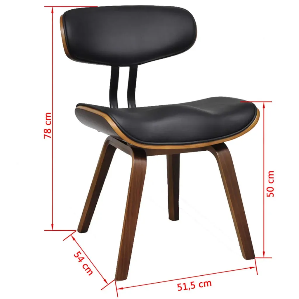 Dining Chairs Bent Wood and Faux Leather Price