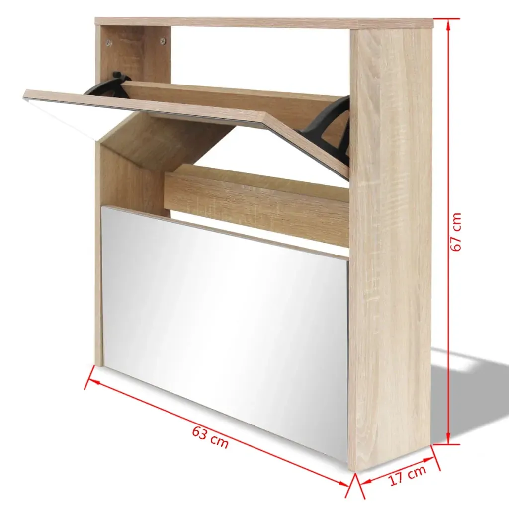 Shoe Cabinet 2-Layer Mirror Price
