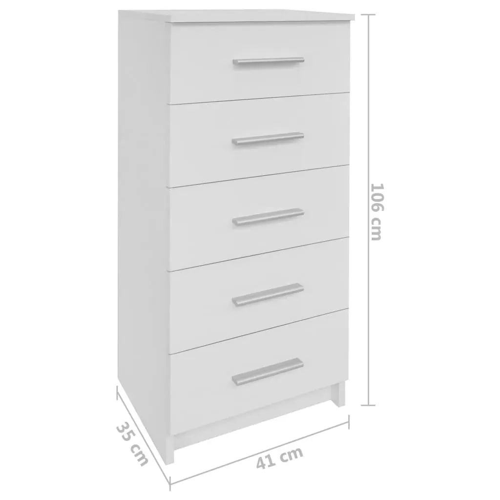 Tall Chest of Drawers Engineered Wood Price