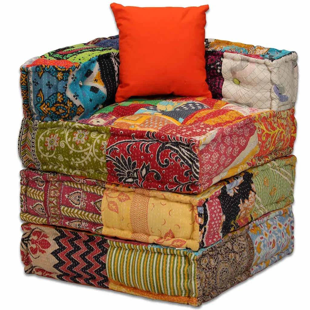Cardiff 2-Seater Modular Pouffe Fabric Price