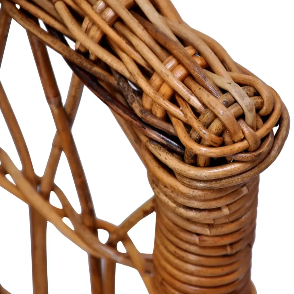 Outdoor Chair Natural Rattan Brown Price