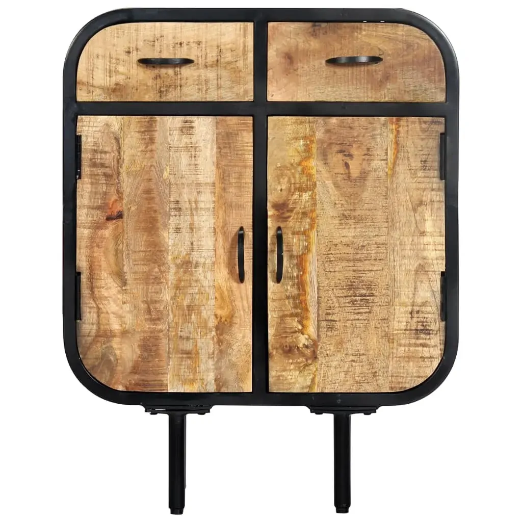 Sideboard 60x30x75 cm Solid Mango Wood and Iron Price