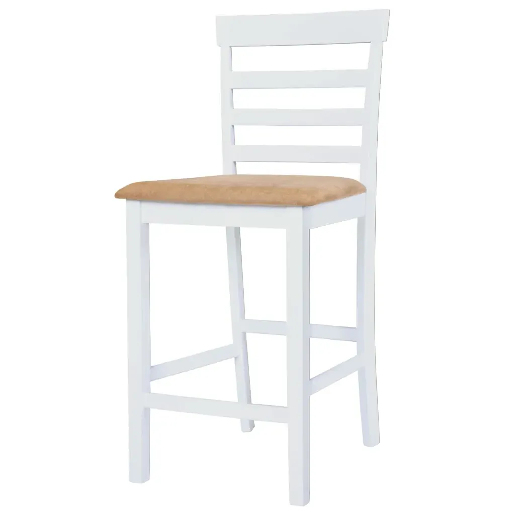Bar Table and Stool Set MDF Dark Brown Price