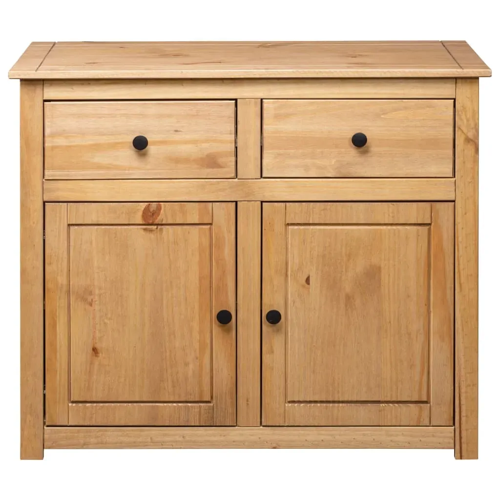 Sideboard 93x40x80 cm Solid Pinewood Panama Range Price
