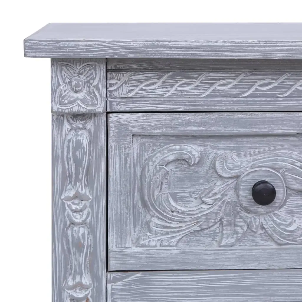 Sideboard with 2 Drawers 90x30x60 cm Solid Mahogany Wood Price