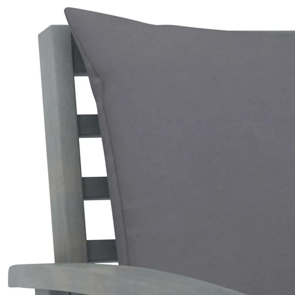 Garden Lounge Set with Cushion Solid Acacia Wood Price