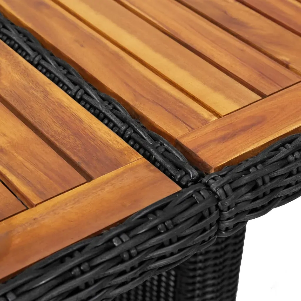 11 Piece Outdoor Dining Set Poly Rattan Price
