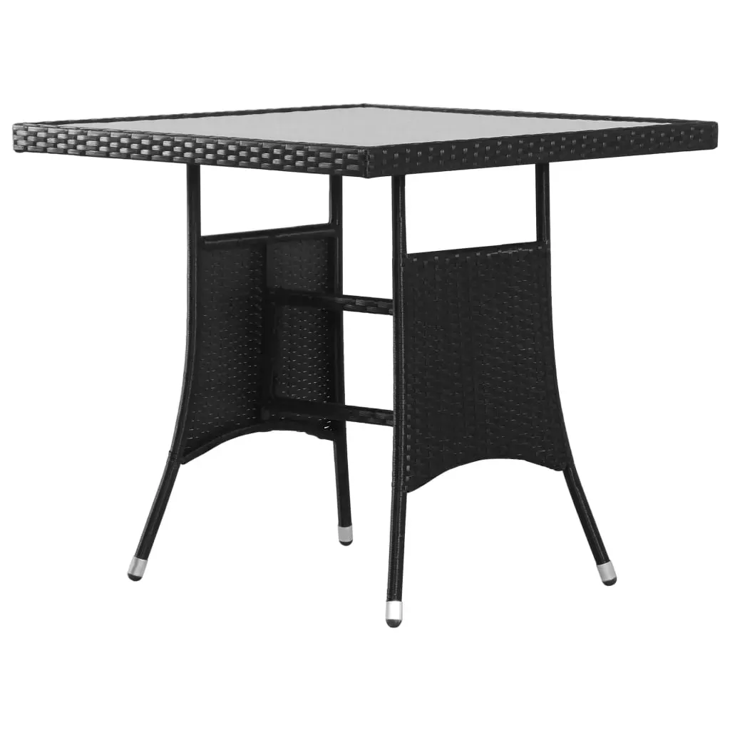 3 Piece Garden Dining Set Poly Rattan Price