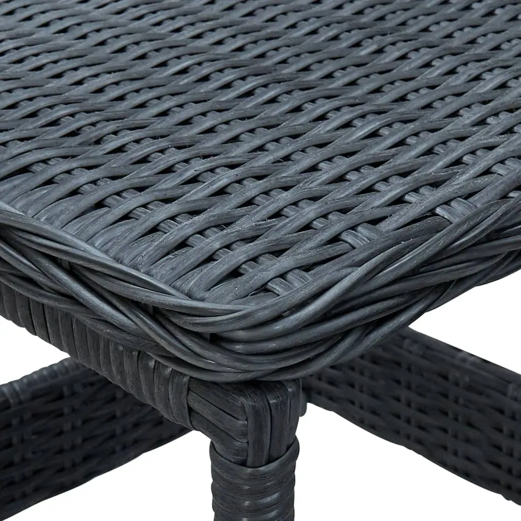 2 Piece Garden Lounge Set with Cushions Poly Rattan Price