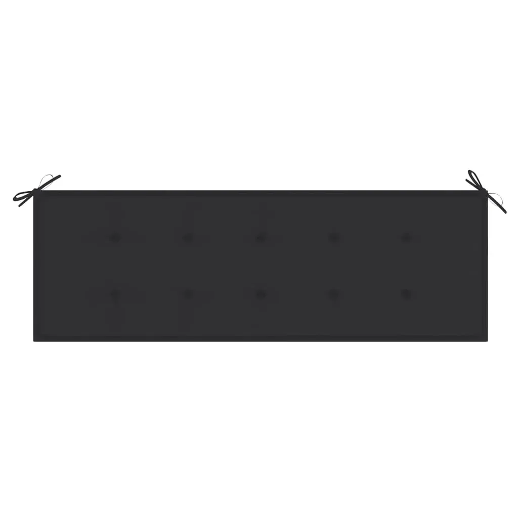 Garden Bench with Cushion Solid Acacia Wood Price