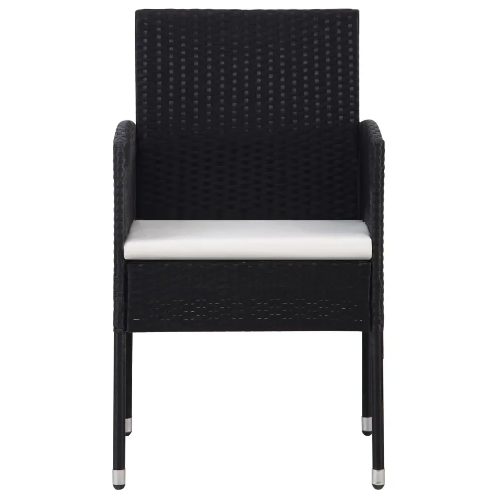 Garden Dining Set Black Price