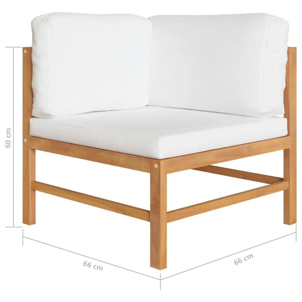 2-seater Garden Bench with Cushions Solid Teak Wood Price