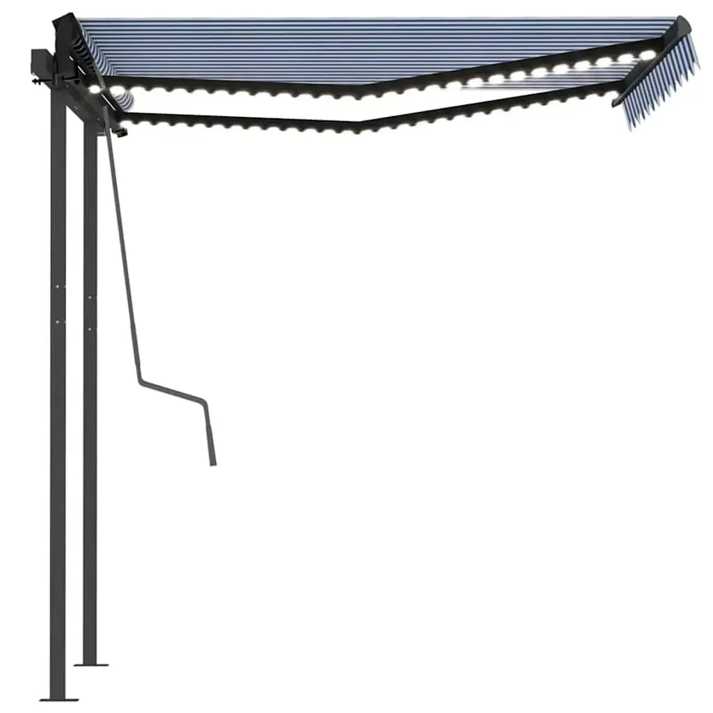 Manual Retractable Awning with LED Price