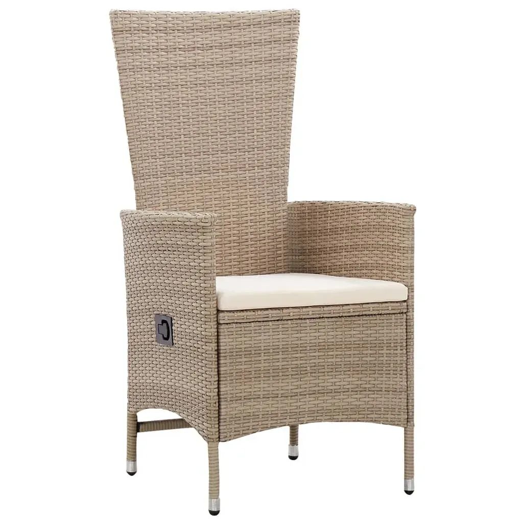 Garden Dining Set Beige Price