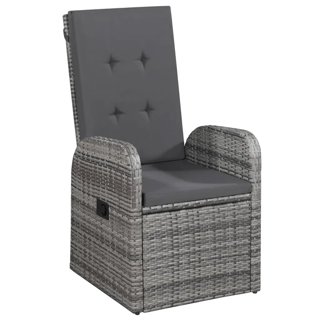Garden Dining Set Grey Price