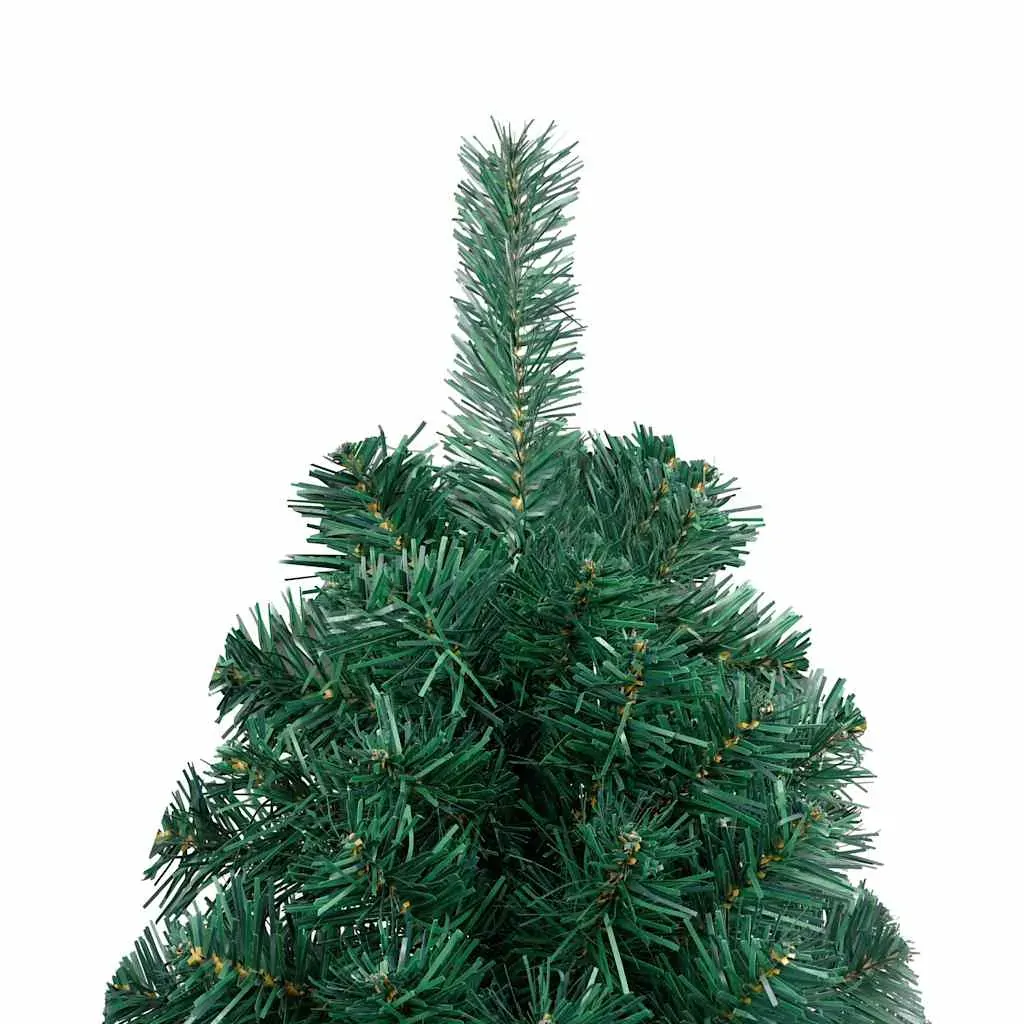 Artificial Half Christmas Tree with LEDs&Ball Set Price