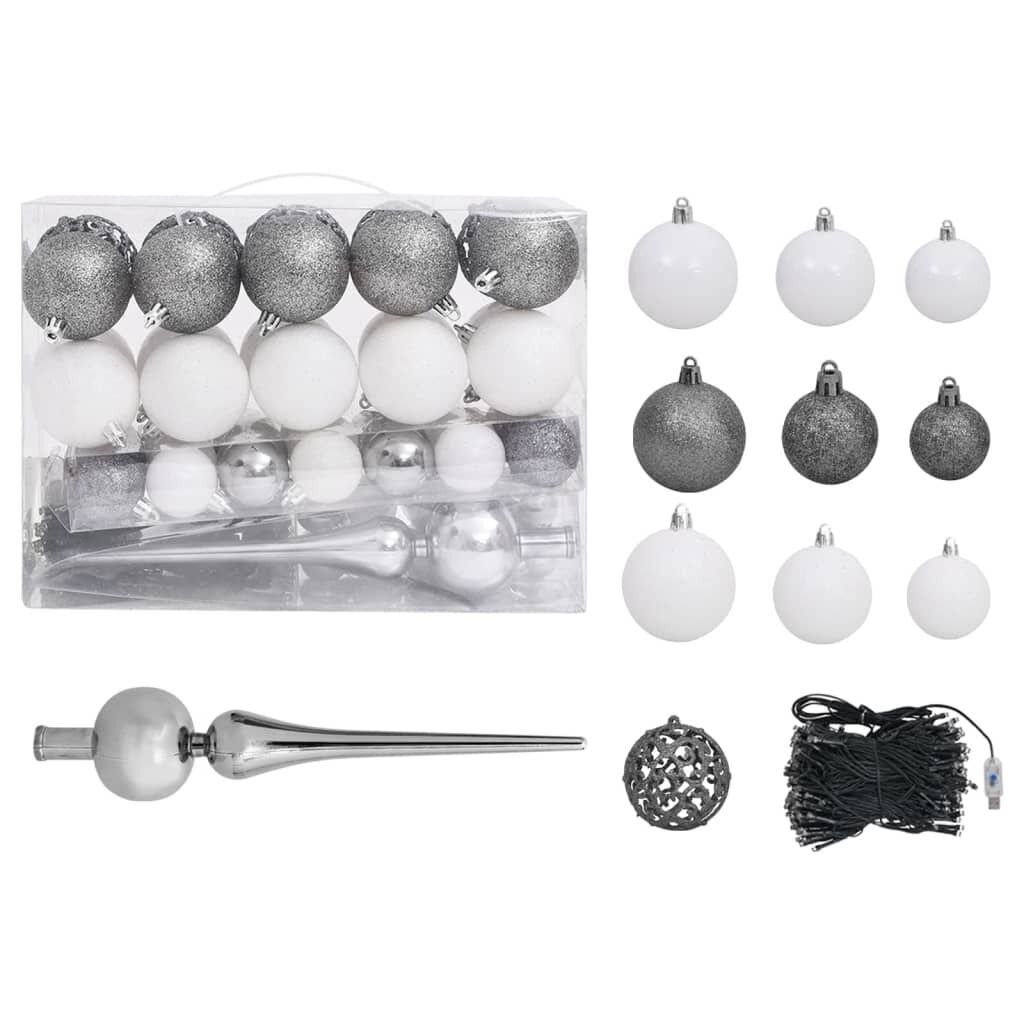 Slim Christmas Tree with LEDs&Ball Set Price