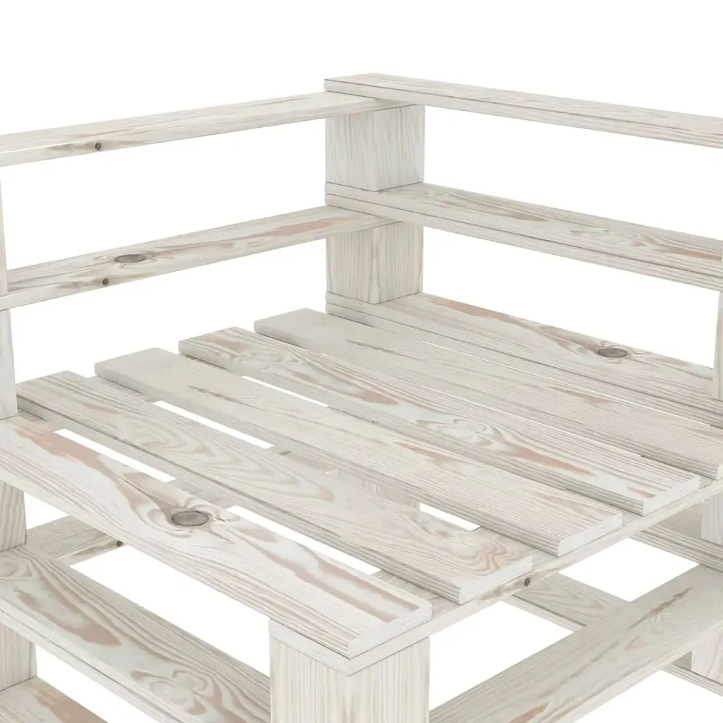 Garden 2-Seater Pallet Sofa Solid Pinewood Price