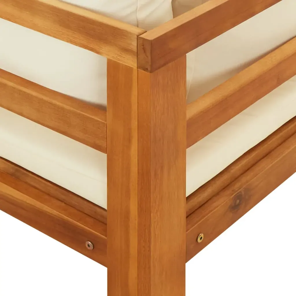 Sun Loungers with Cushions 2 pcs Acacia Wood Price